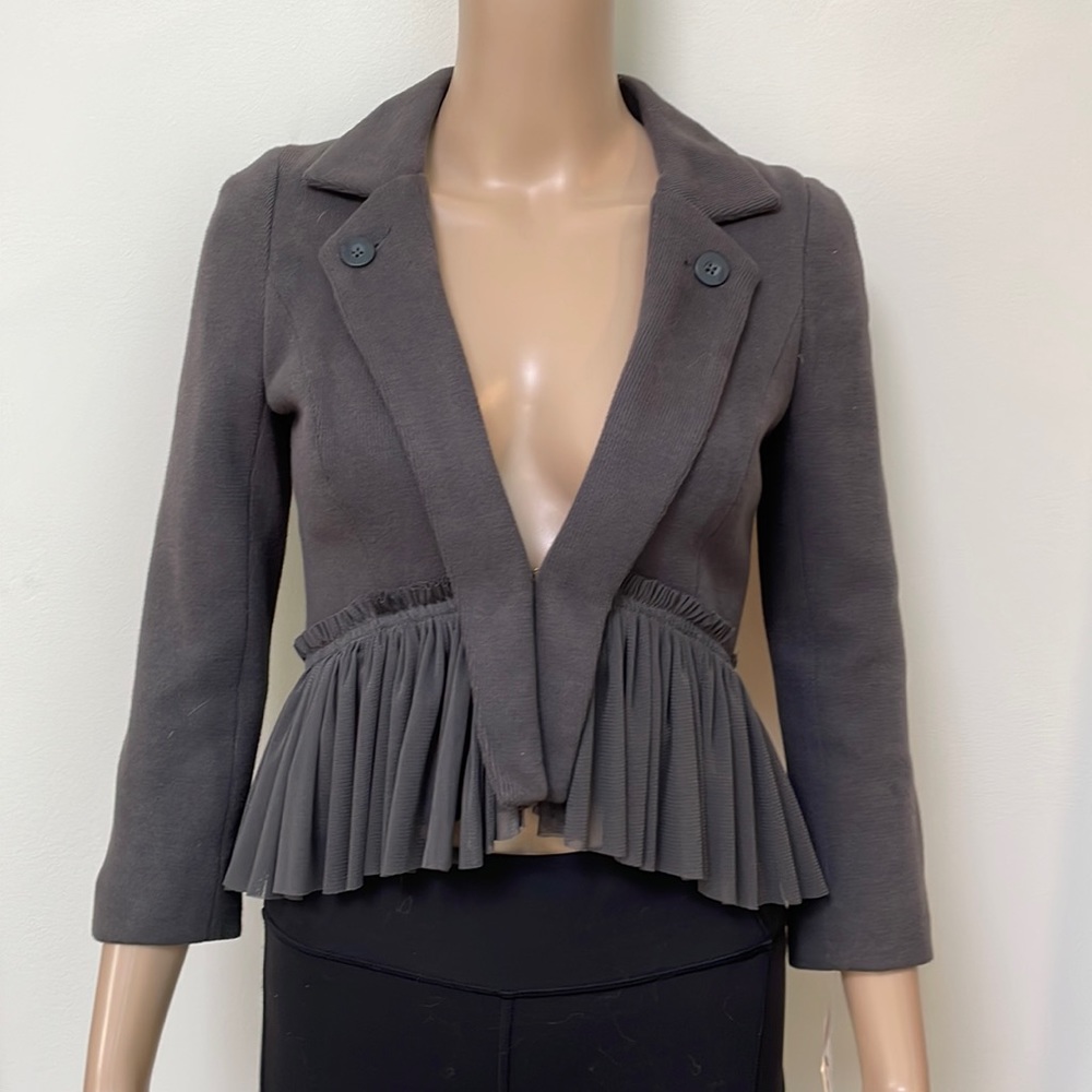 Free People blazer knit